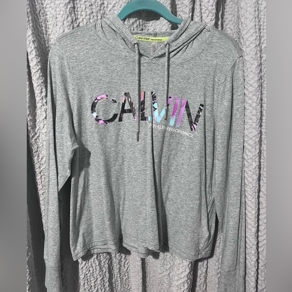 Calvin Klein Performance Pull Over Hoodie T-Shirt Size XL